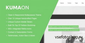 ThemeForest - KUMAON, Clean Responsive Multipurpose Theme  - RIP