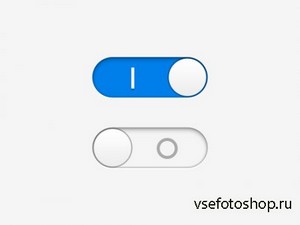 PSD Web Elements - Switches On/Off