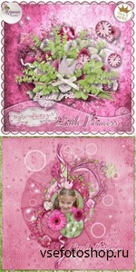 Scrap Set - Little Princess PNG and JPG Files