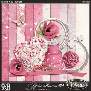 Scrap Set - Rose Romance PNG and JPG Files