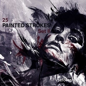High-Res Paint Strokes Set II
