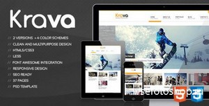 ThemeForest - Krava - Responsive Multipurpose Template - RIP