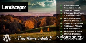 ThemeForest - Landscaper v1.4 - Fullscreen Business WordPress Theme