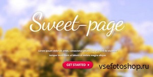 ThemeForest - Sweet-page Landing Page