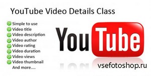 CodeCanyon - YouTube Video Details Class