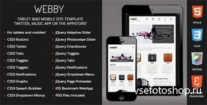 ThemeForest - Webby | Mobile & Tablet Responsive Template - RIP