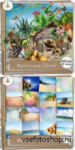 Scrap Set - Mysterios Island PNG and JPG Files