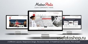 ThemeForest - Metropolis - Clean Multipurpose Theme - RIP