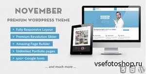 ThemeForest - November v1.0 - Clean & Modern Wordpress Theme