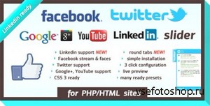 CodeCanyon - Facebook Likebox/Twitter Slider v2.5