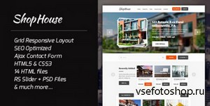 ThemeForest - ShopHouse - Responsive HTML5 Template - RIP