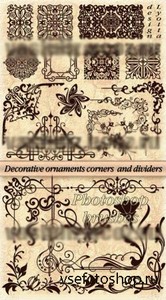ABR Brushes - Decorative ornaments corners dividers