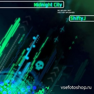 Midnight City - Vector Brushes