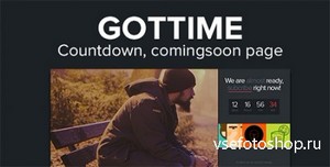 ThemeForest - Got Time - Responsive HTML5 Coming Soon Page - RIP