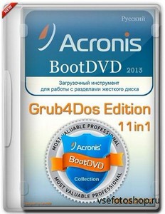 Acronis BootDVD 2013 Grub4Dos Edition v.9 11in1 (RUS/2013)