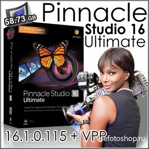 Pinnacle Studio 16 Ultimate 16.1.0.115 + VPP (2013/ML/Rus)