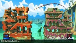 Worms Revolution [+DLC] (2012/RUS/ENG/Multi9/Repack  R.G. Catalyst)  19.06.2013