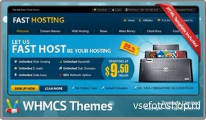 Fast Hosting - Version 5.0 WHMCS 5.x Template