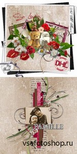 Scrap Set - So Lovely PNG and JPG Files