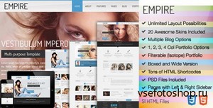 ThemeForest - Empire - Business, Portfolio HTML 5 Template - RIP