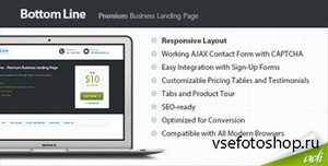 ThemeForest - Bottom Line - Premium Business Landing Page - FULL