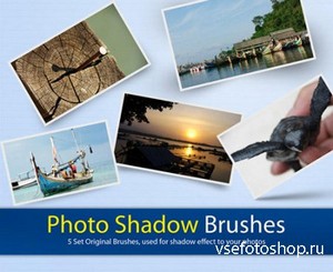 Photo Shadow Brushes Effect