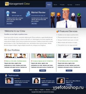 DreamTemplate - Management Webpage Template - 6411