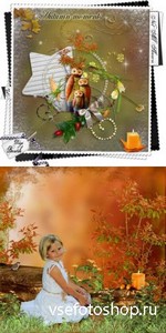 Scrap Set - Autumn moments PNG and JPG Files