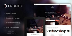 ThemeForest - Pronto - Multipurpose Coming Soon Page - RIP