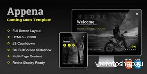 ThemeForest - Appena - Coming Soon Template - RIP