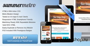 ThemeForest - Summer Metro - Metro Email Template - RIP