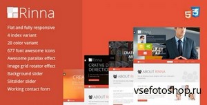 ThemeForest - Rinna flat and responsive onepage template - RIP