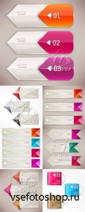 Colorful bookmarks and arrows for text /      