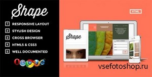 ThemeForest - Shape - Professional HTML Photography Theme - RIP