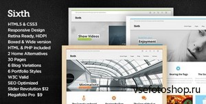 ThemeForest - Sixth v1.0 - Responsive Multipurpose HTML Template - FULL