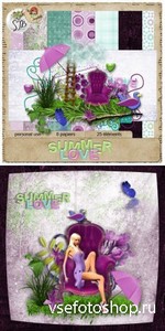 Scrap Set - Summer Love PNG and JPG Files