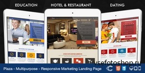 ThemeForest - Plaza - Education - Hotel - Dating Landing - RIP