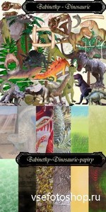 Scrap Set - Dinosaurie PNG and JPG Files