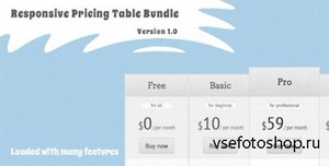 CodeCanyon - Responsive Pricing Table Bundle - Pure CSS