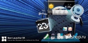 Next Launcher 3D 1.50 Full (Android 2.3+/2013) RUS + Themes Pack