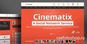 ThemeForest - Cinematix v1.0.3 - BuddyPress Theme
