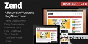 ThemeForest - Zend v4.0 - Responsive Blog/Magazine Wordpress theme