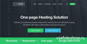 ThemeForest - FlatHost Responsive Hosting Template - RIP