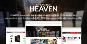 ThemeForest - Heaven - Multi Purpose Site Template - RIP