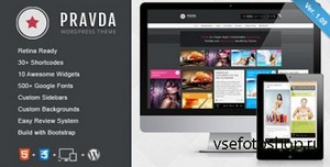 ThemeForest - Pravda v1.9 - Retina Responsive WordPress Blog Theme