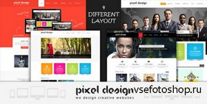 ThemeForest - Pixel Design - Responsive Theme - RIP