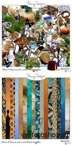 Scrap Set - One Thousand and One Nights PNG and JPG Files