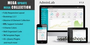 ThemeForest - Admin Lab v1.2 - Responsive Admin Dashboard Template - FULL