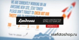 ThemeForest - Landerous v1.5 - Under Construction Page