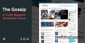 ThemeForest - The Gossip: Funky Magazine WordPress Theme v1.1